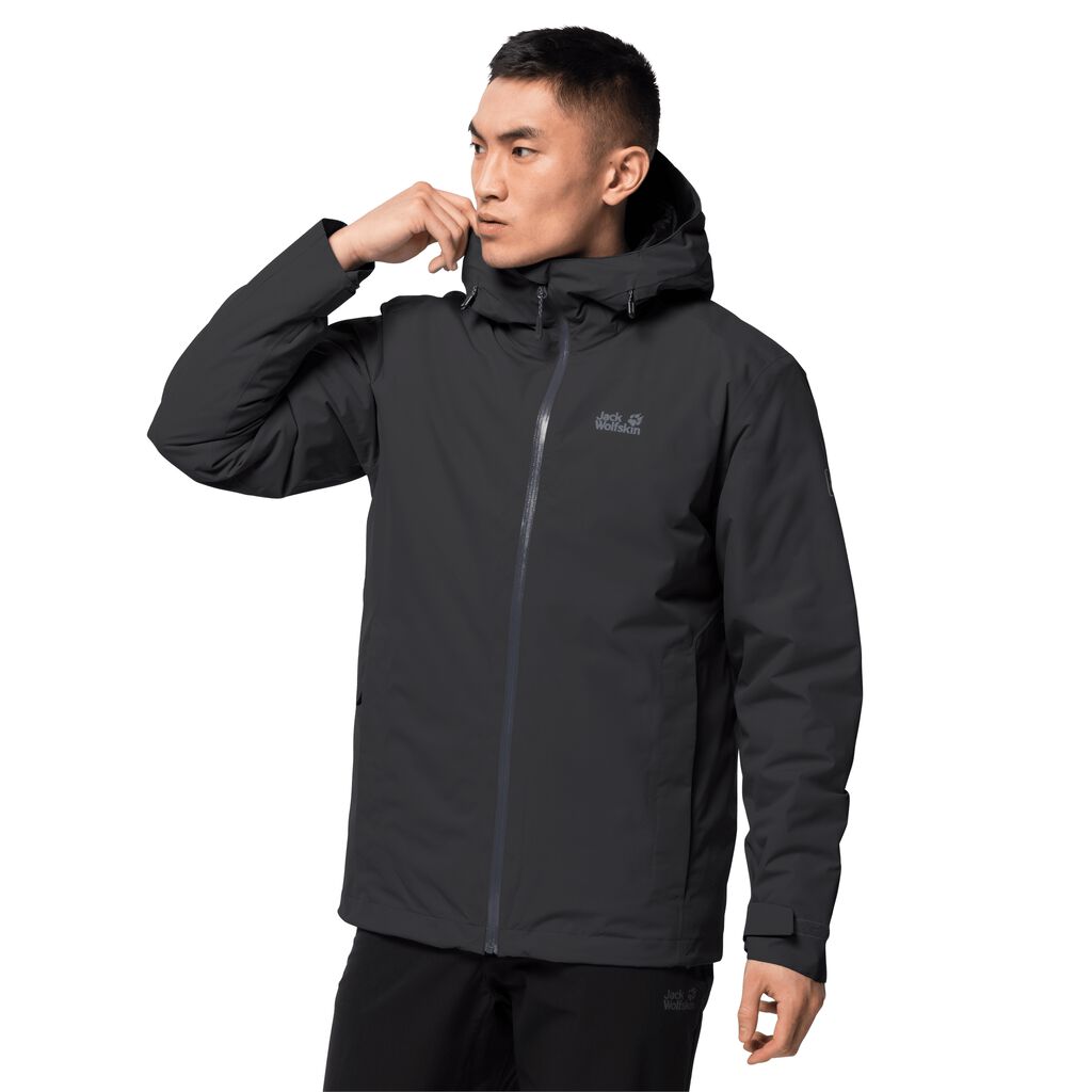 Jack Wolfskin ARGON STORM μπουφαν χειμερινα ανδρικα μαυρα | GR5139243